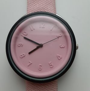 Light Pink and black watch